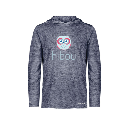 [FOLHCGNV-AS-LOGO1] Decker Men's Charge Hoodie (Adult S, Navy, Logo 1)