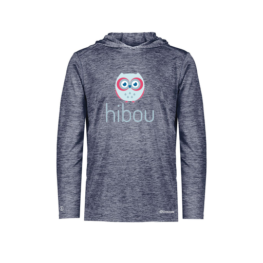 [FOLHCGNV-YS-LOGO1] Decker Youth Charge Hoodie (Youth S, Navy, Logo 1)